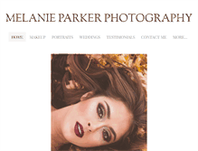 Tablet Screenshot of melanieparkerphotography.com